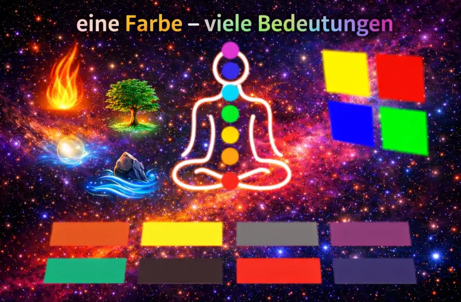 Dieselbe Farbe hat in verschiedenen Systemen unterschiedliche Bedeutungen