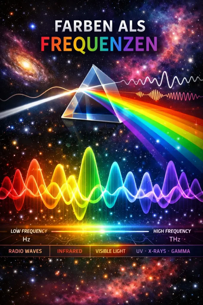Farben sind physische Frequenzen die wirken